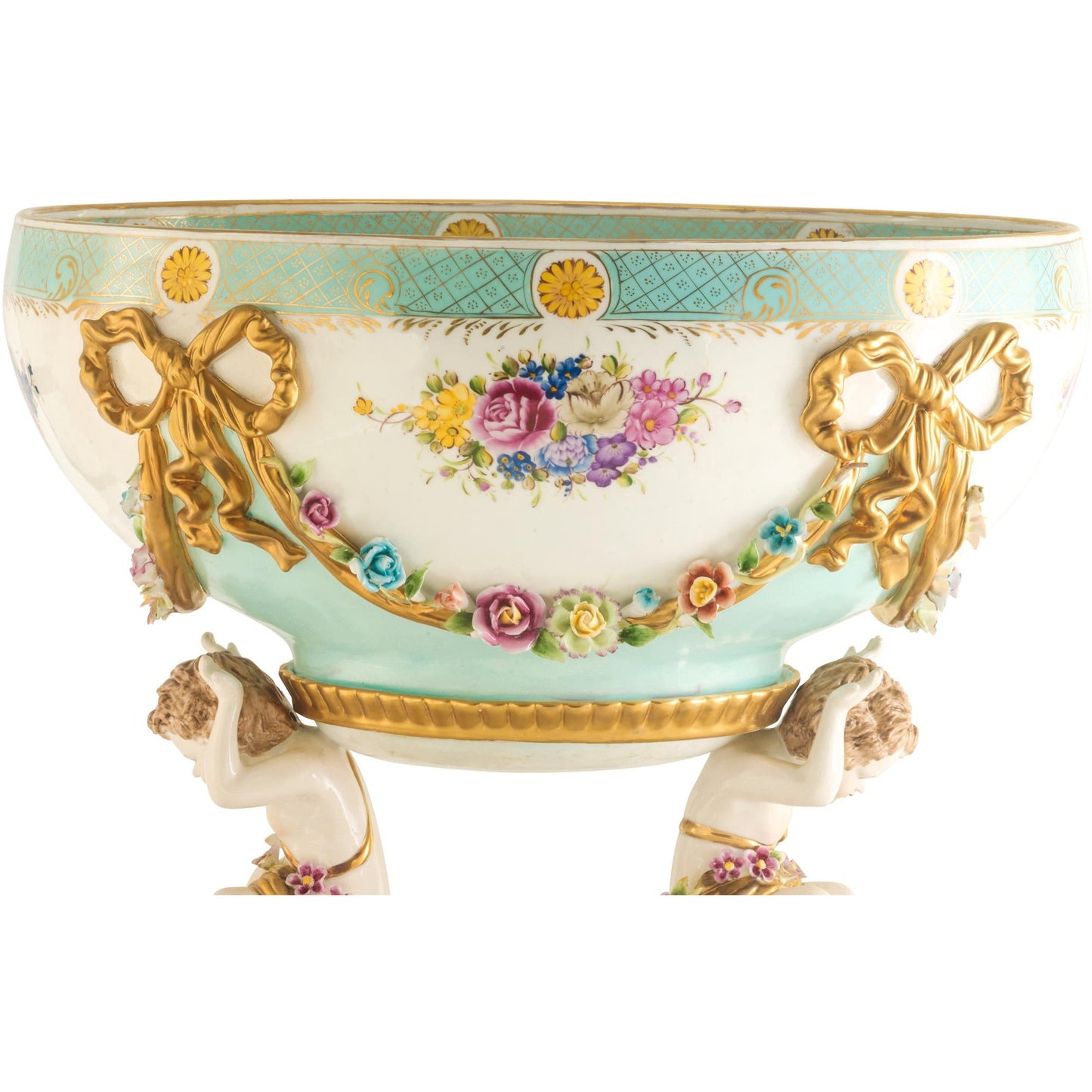 Porcelain Cherub Bowl