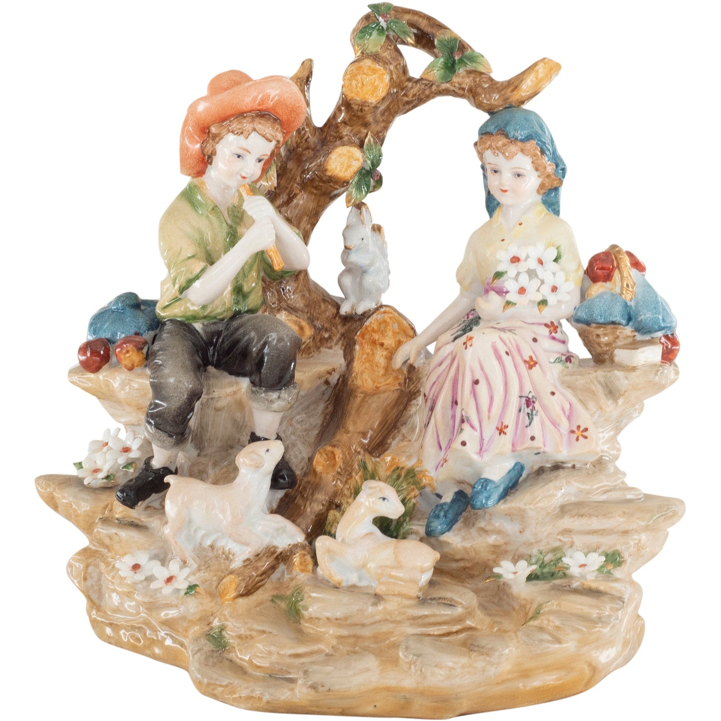 Shepherd Porcelain Figurine
