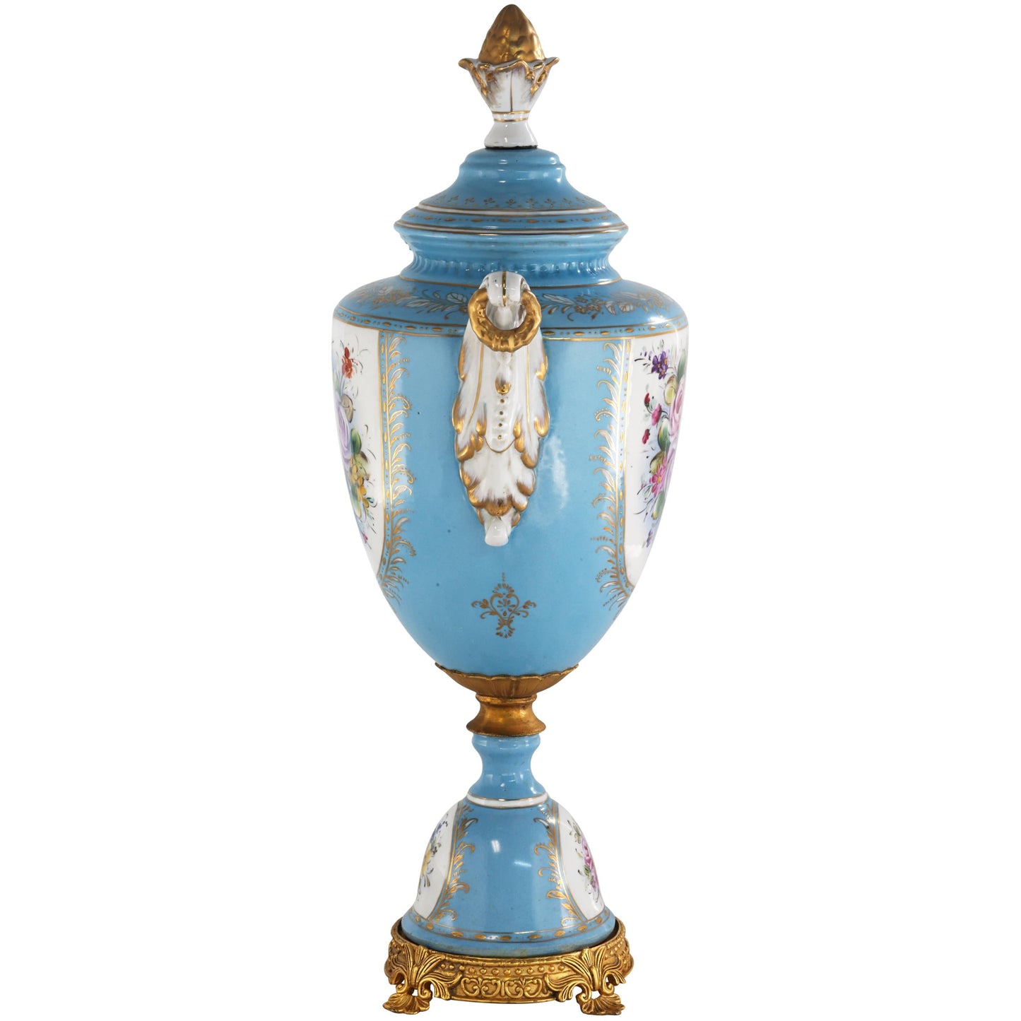 Tarro Floral Barroco Porcelana