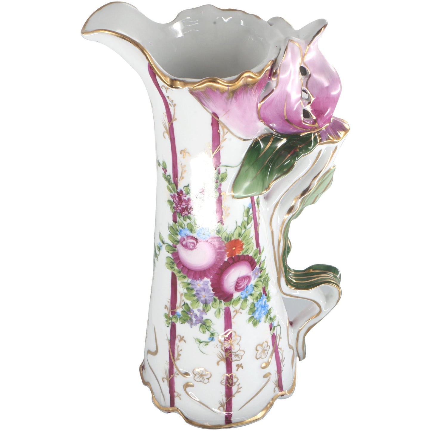 Hand-painted Porcelain Butterfly Pitcher