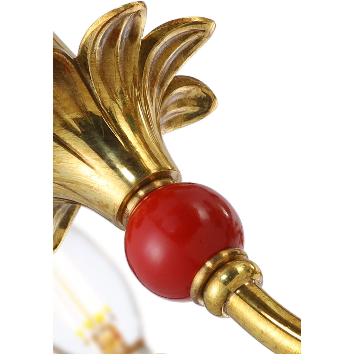 Red Empire Style Chandelier