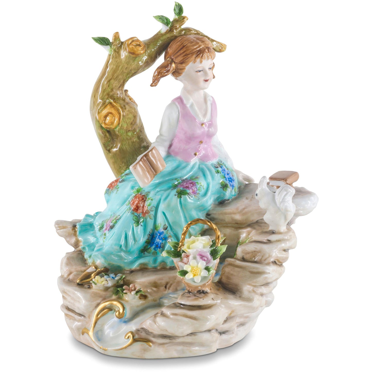 Figura niña leyendo