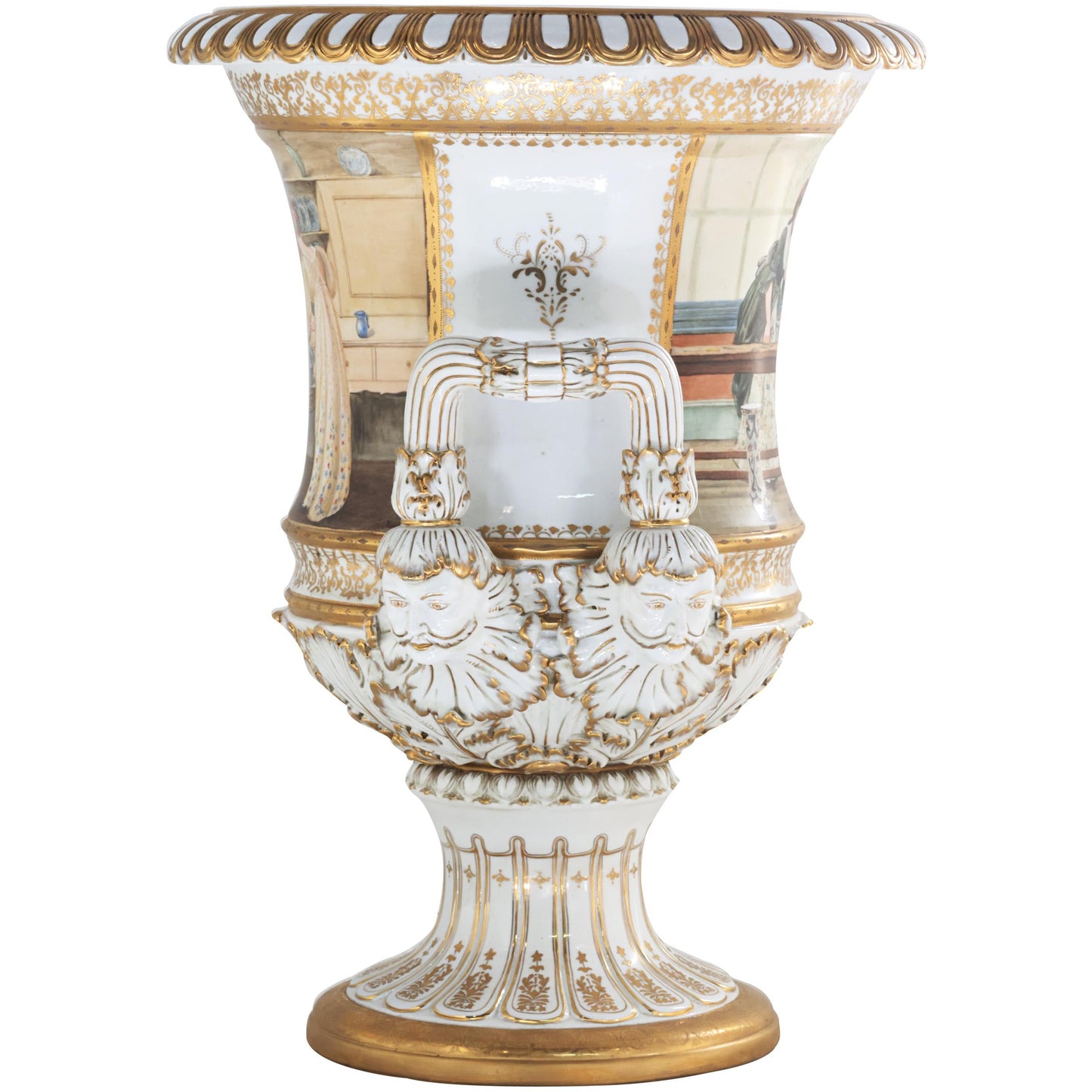 Olla Krater Blanca Grande
