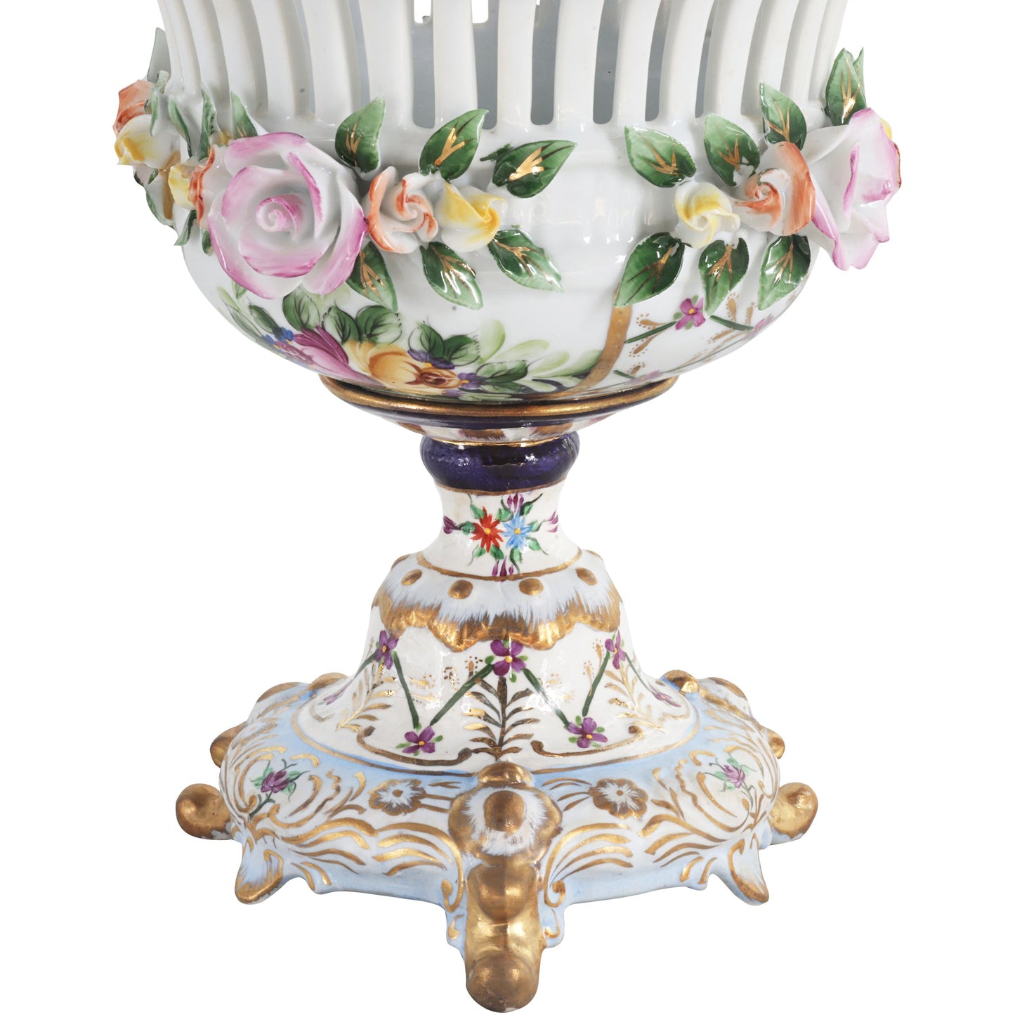 White Floral Bowl
