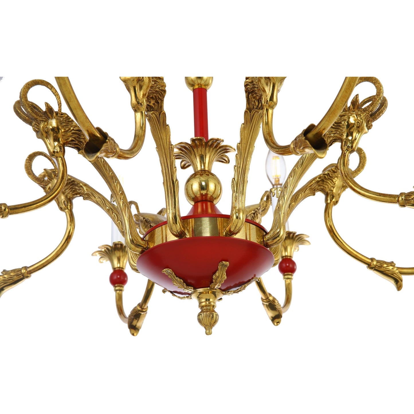 Red Empire Style Chandelier