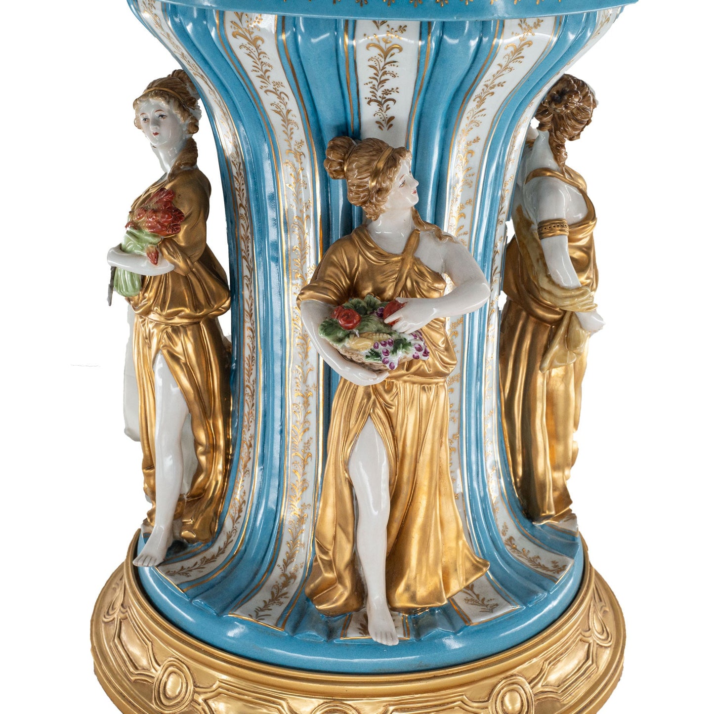 Three Muses Hand-painted Porcelain Chair
