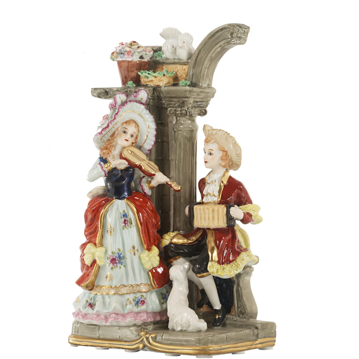 Musicians Porcelain Figurine