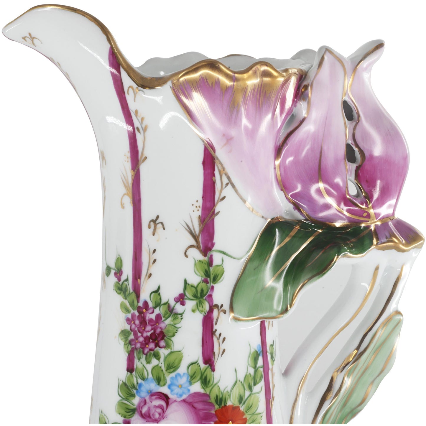 Hand-painted Porcelain Butterfly Pitcher