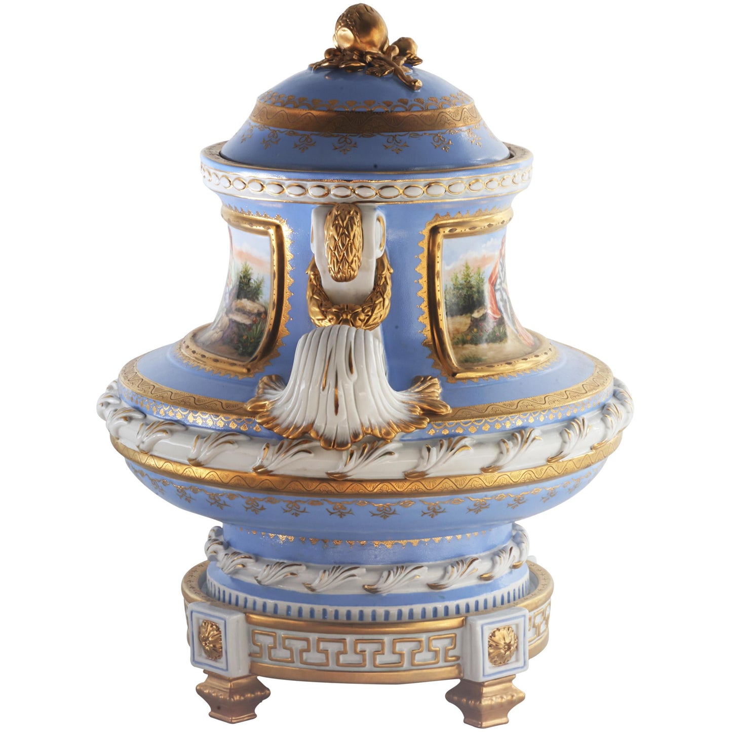 Gorgeous Hand Painted Porcelain Jar