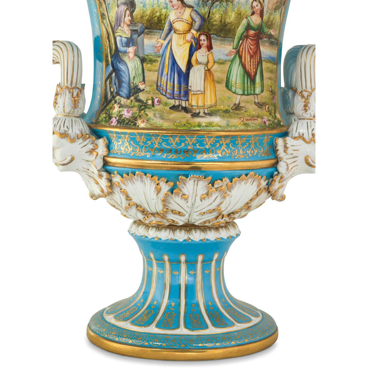 Large Rococo Krater Pot