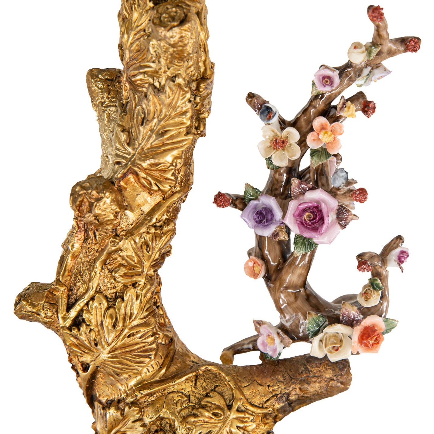 Bronze Hand-Painted Seven Cup Candle Holder
