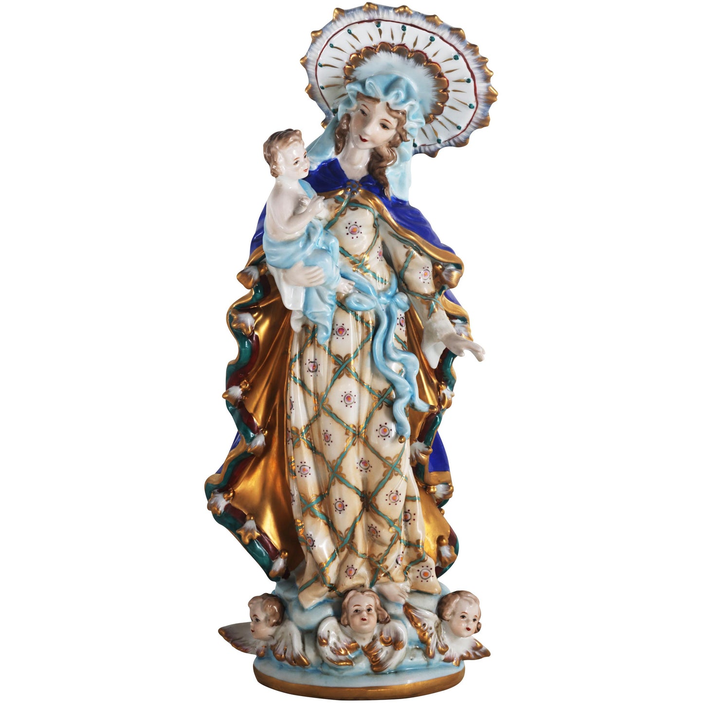 Mary and Child Porcelain Figurine