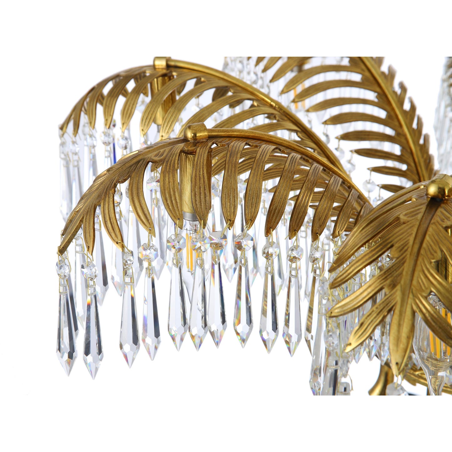 DECOELEVEN ™ Art Deco Style Palm Branch Chandelier