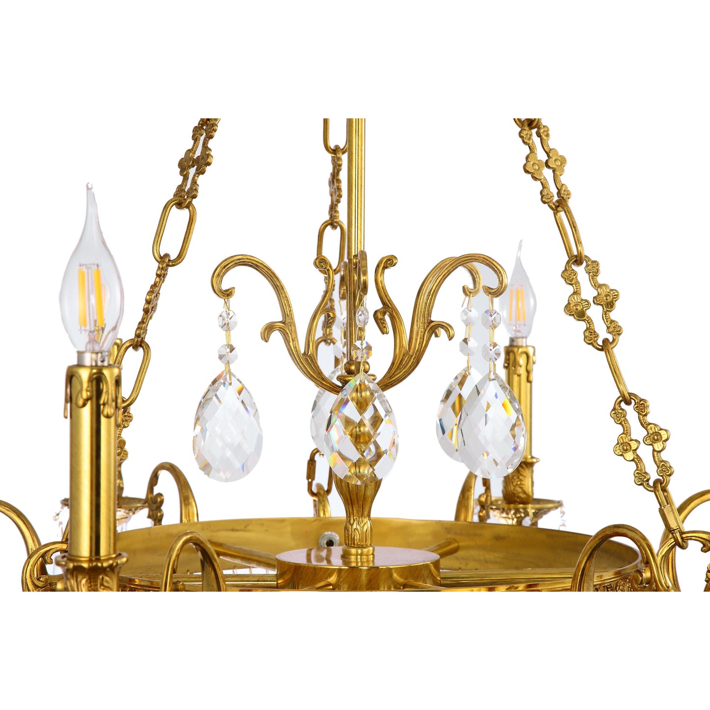 Empire Style Basket Chandelier