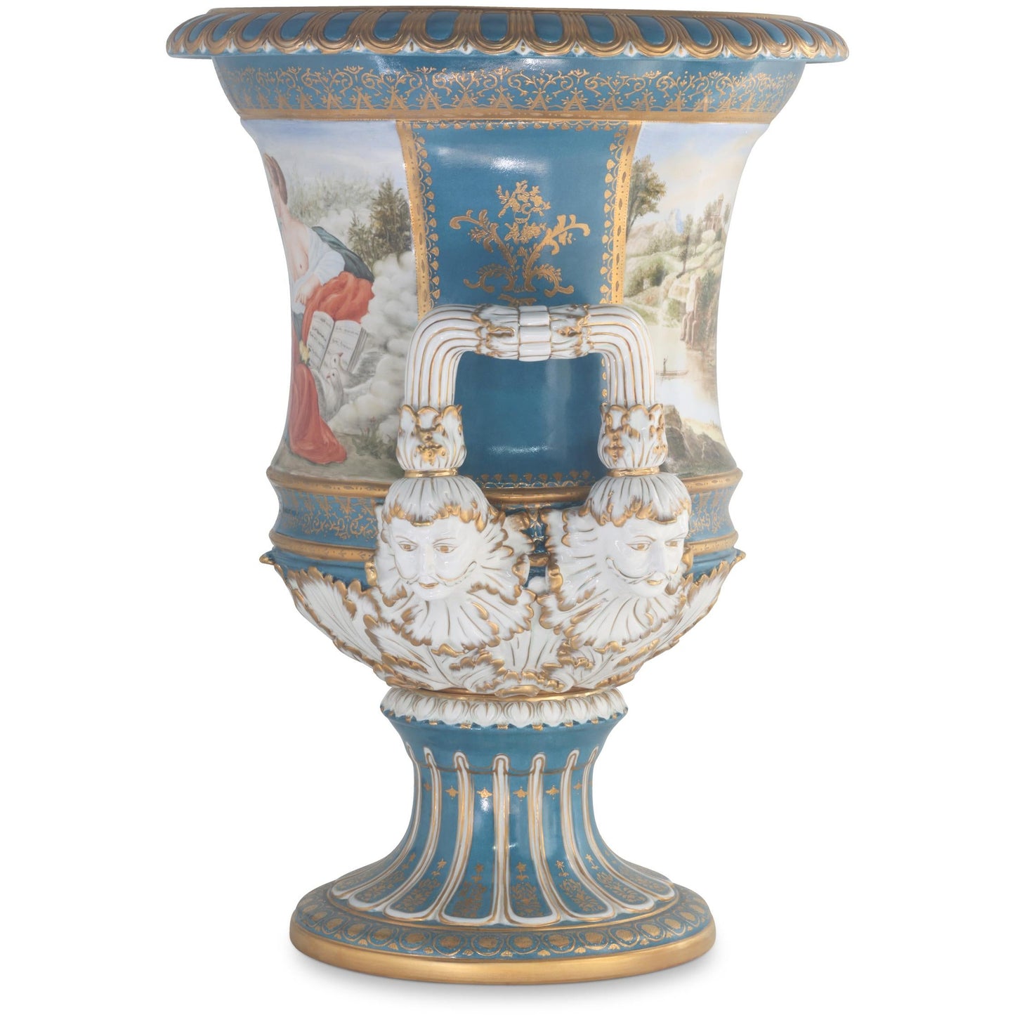 Large Mythological Krater Pot