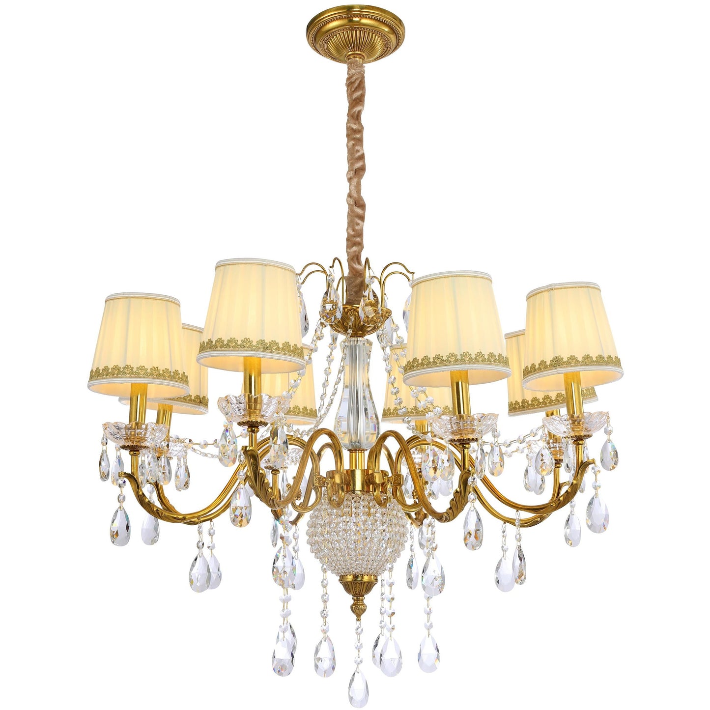 Empire Style Crystal Chandelier