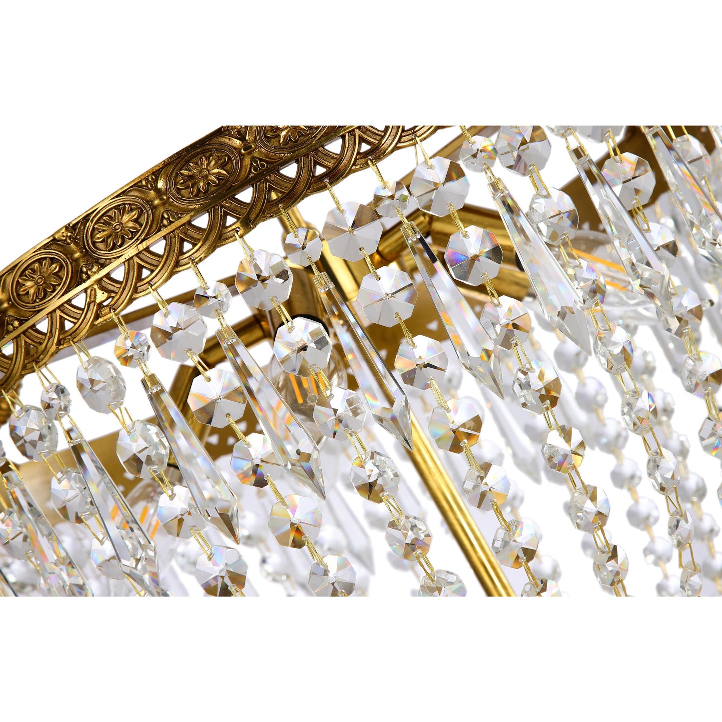 Empire Style Basket Chandelier
