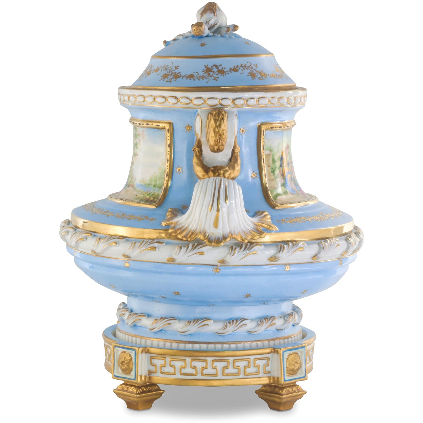 Gorgeous Hand Painted Porcelain Jar