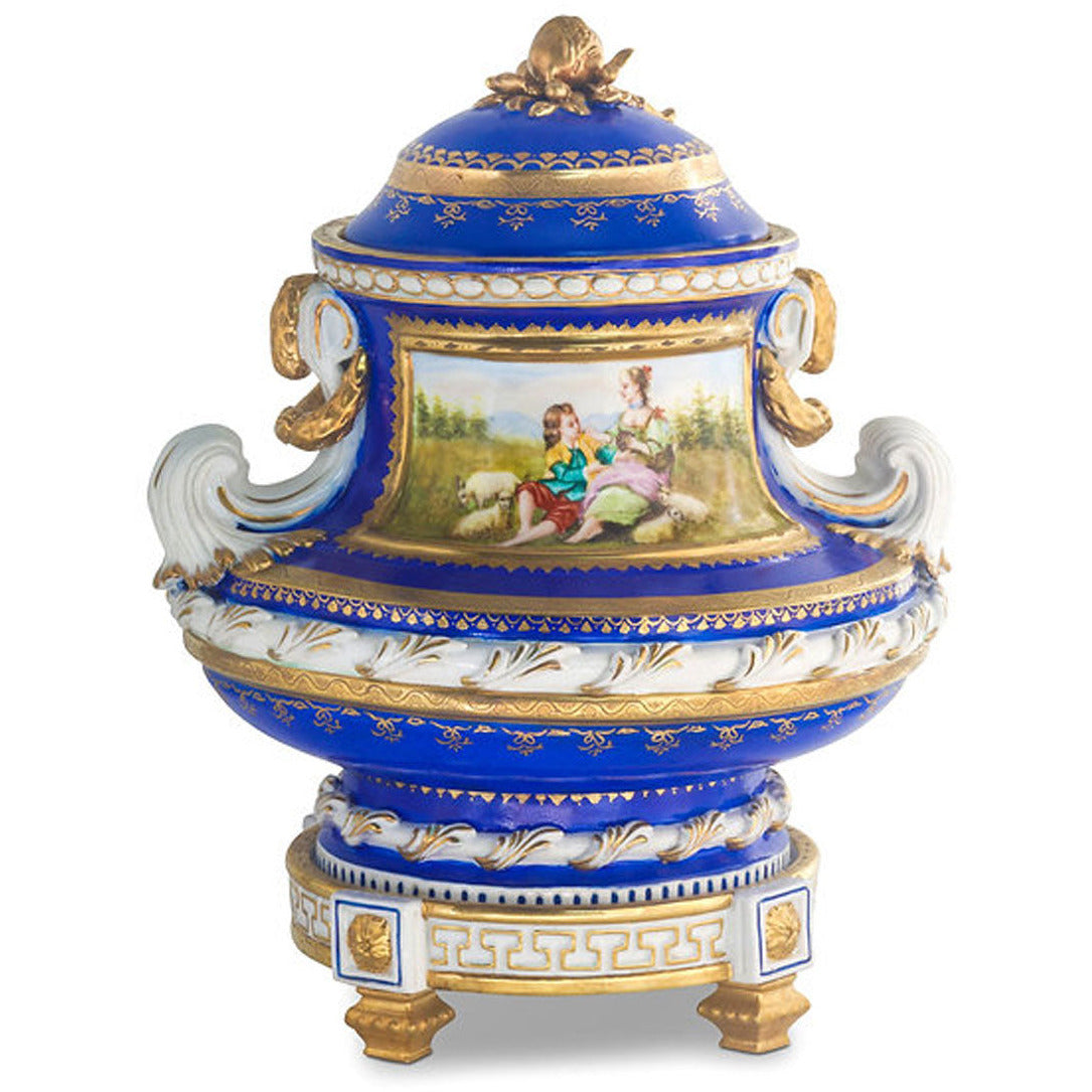 Gorgeous Hand Painted Porcelain Jar