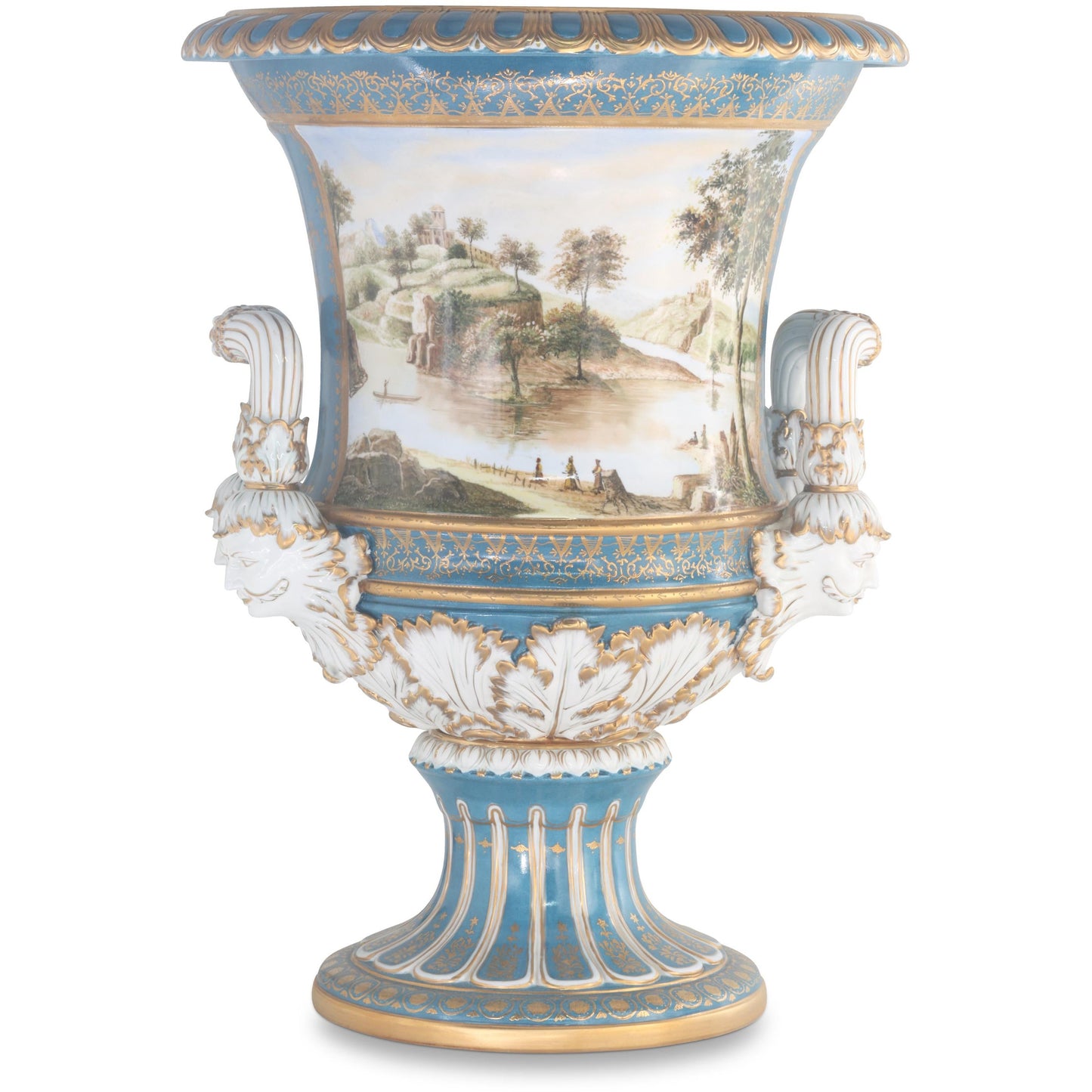 Large Mythological Krater Pot