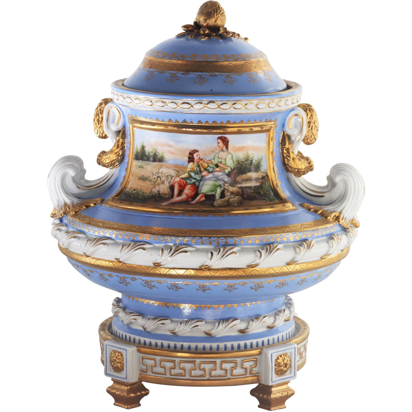 Gorgeous Hand Painted Porcelain Jar