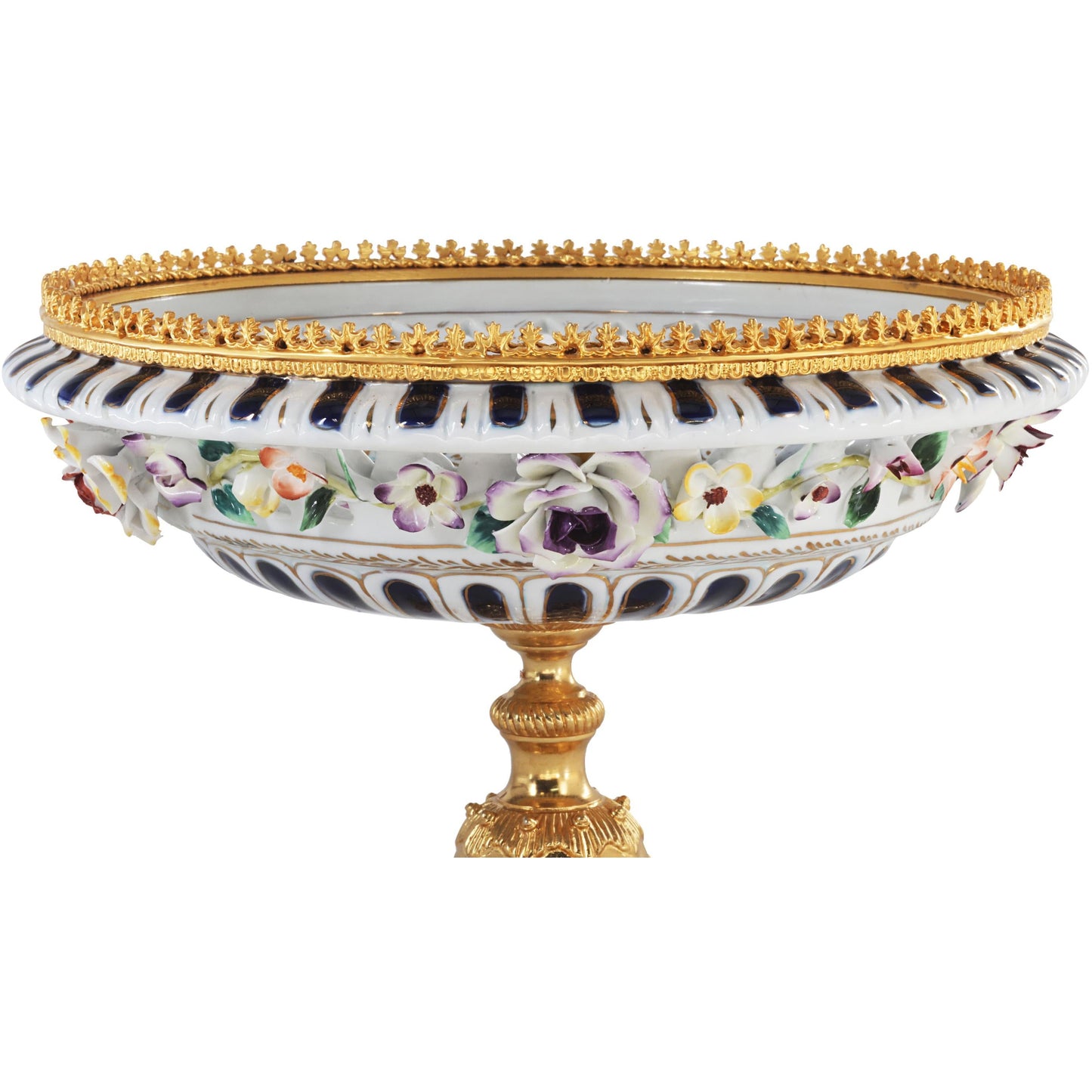 Blue Floral Bowl
