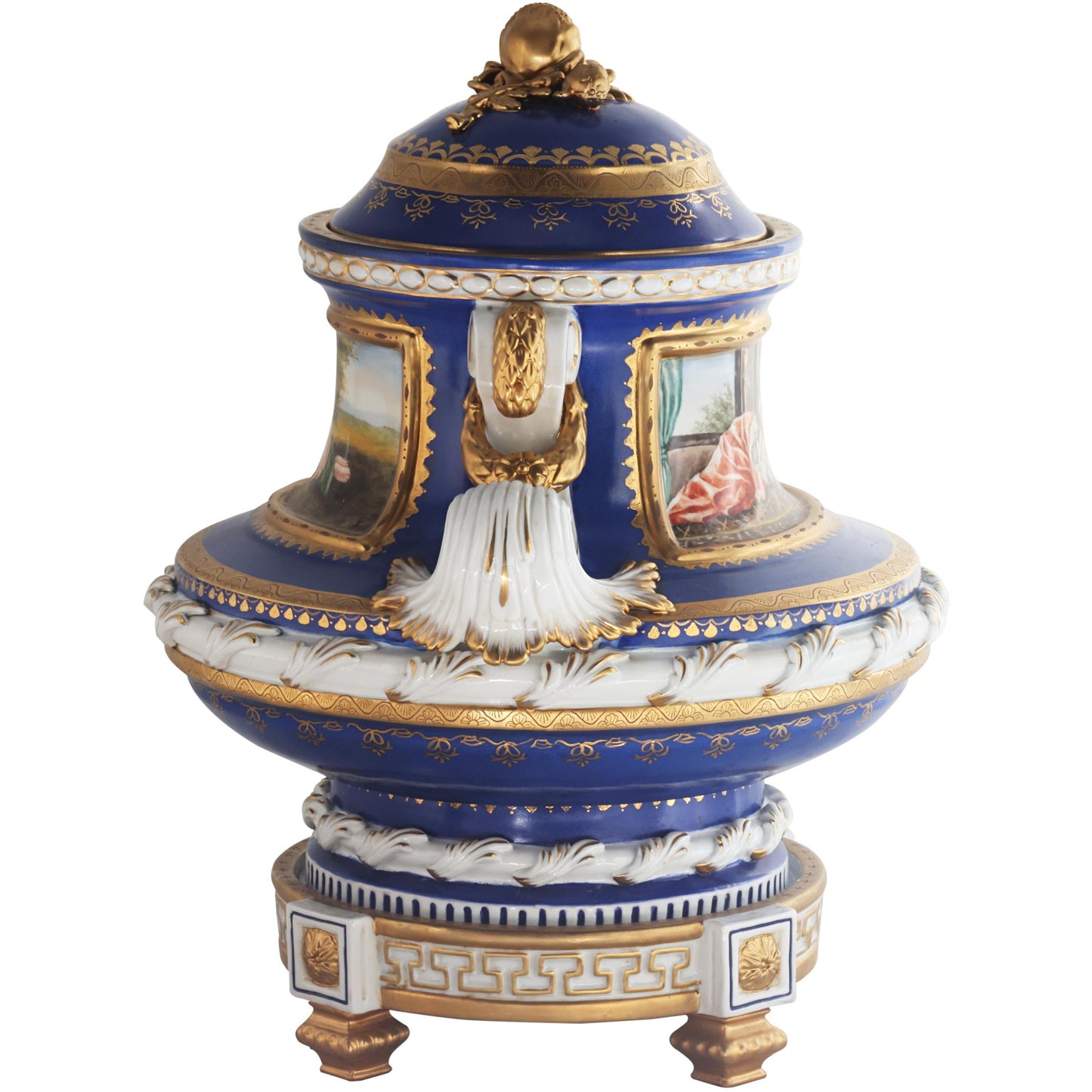 Gorgeous Hand Painted Porcelain Jar