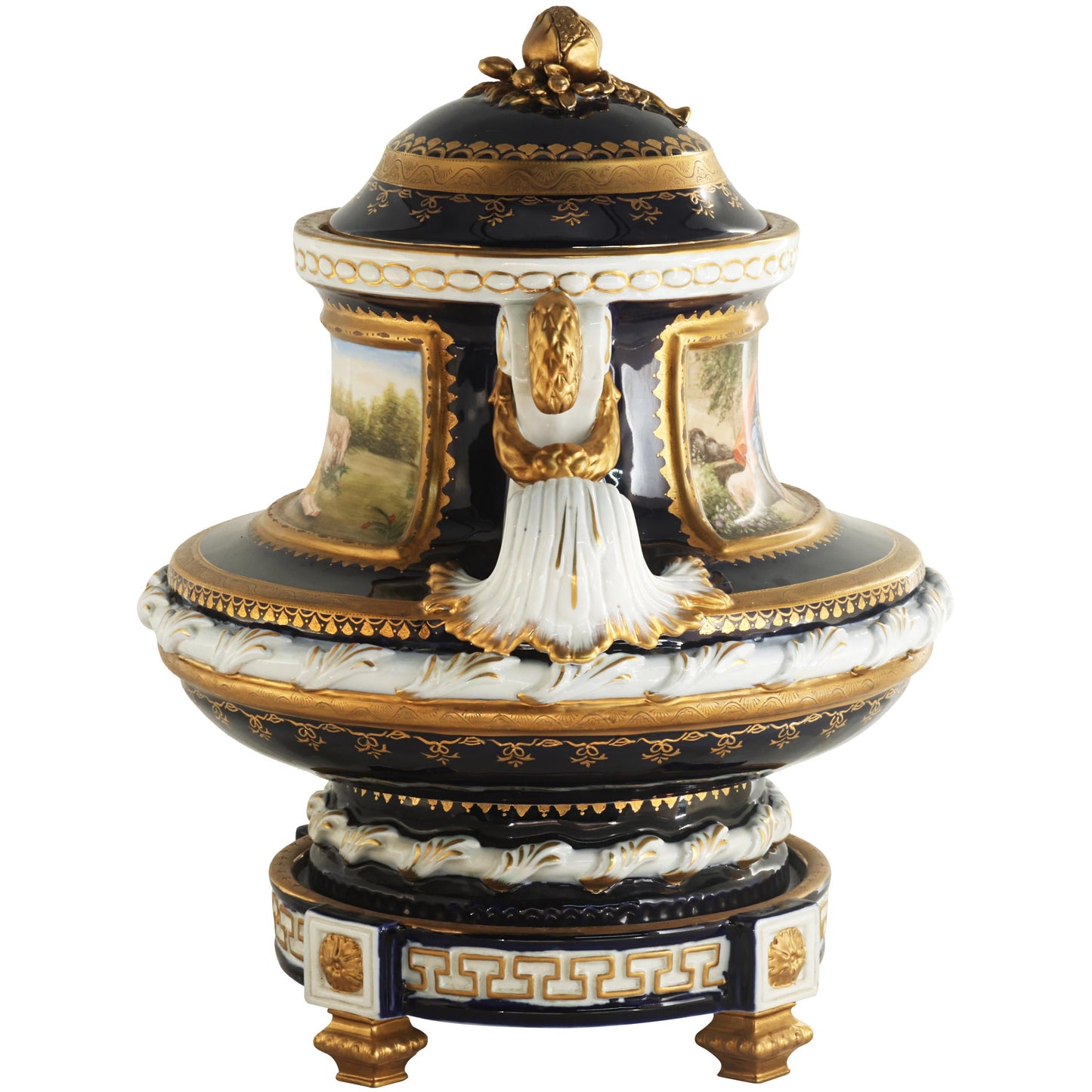 Gorgeous Hand Painted Porcelain Jar