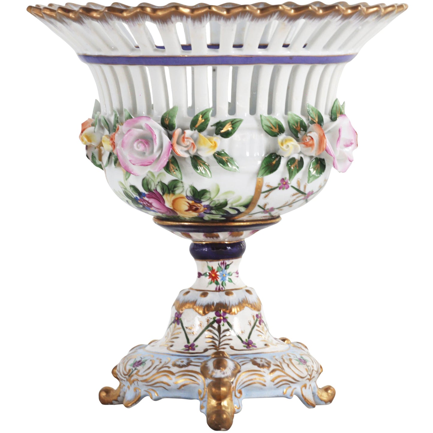 White Floral Bowl