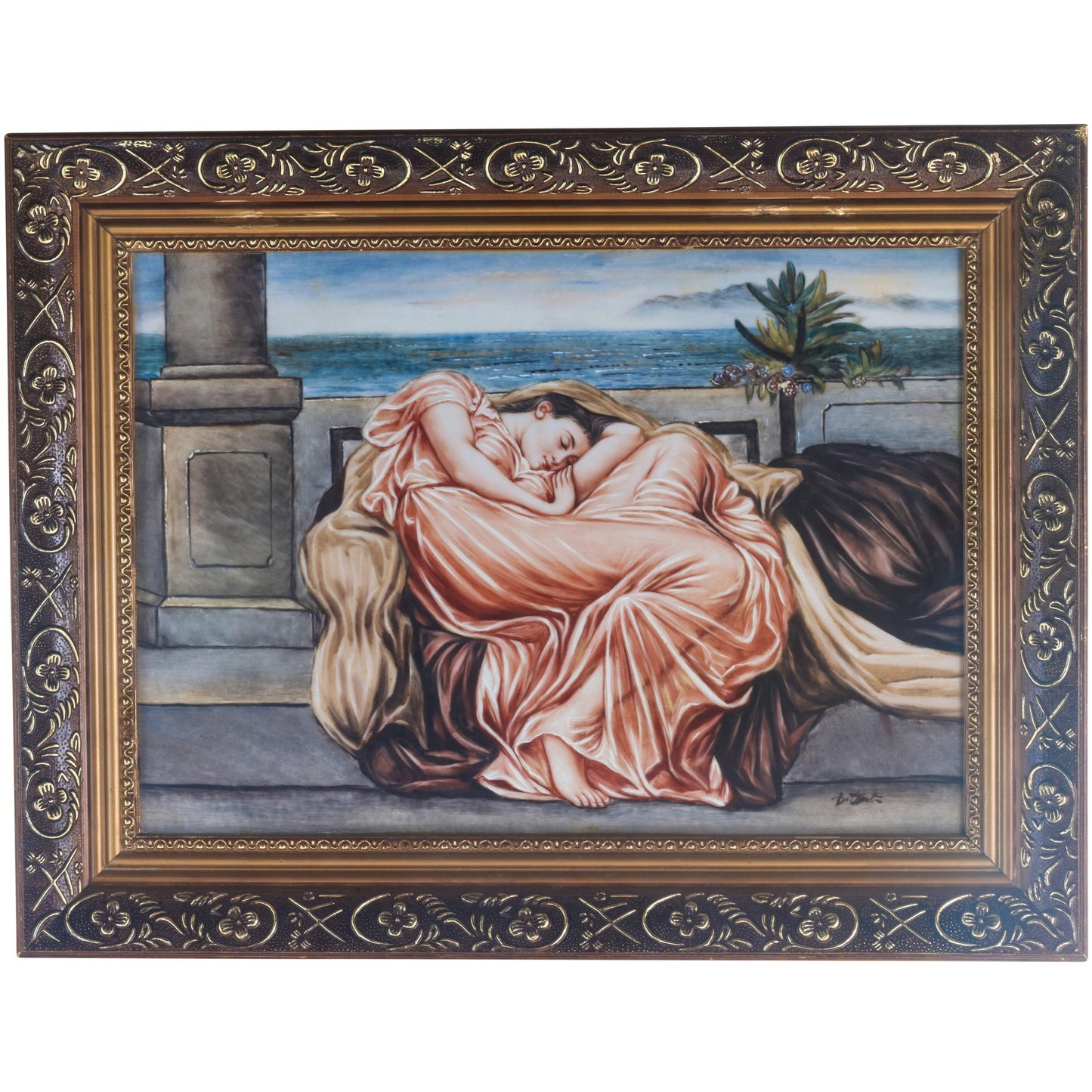 Mural Dama durmiendo