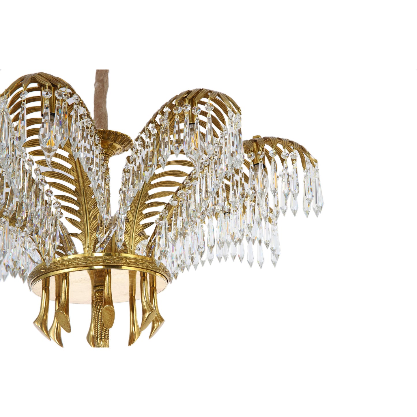 DECOELEVEN ™ Art Deco Style Palm Branch Chandelier