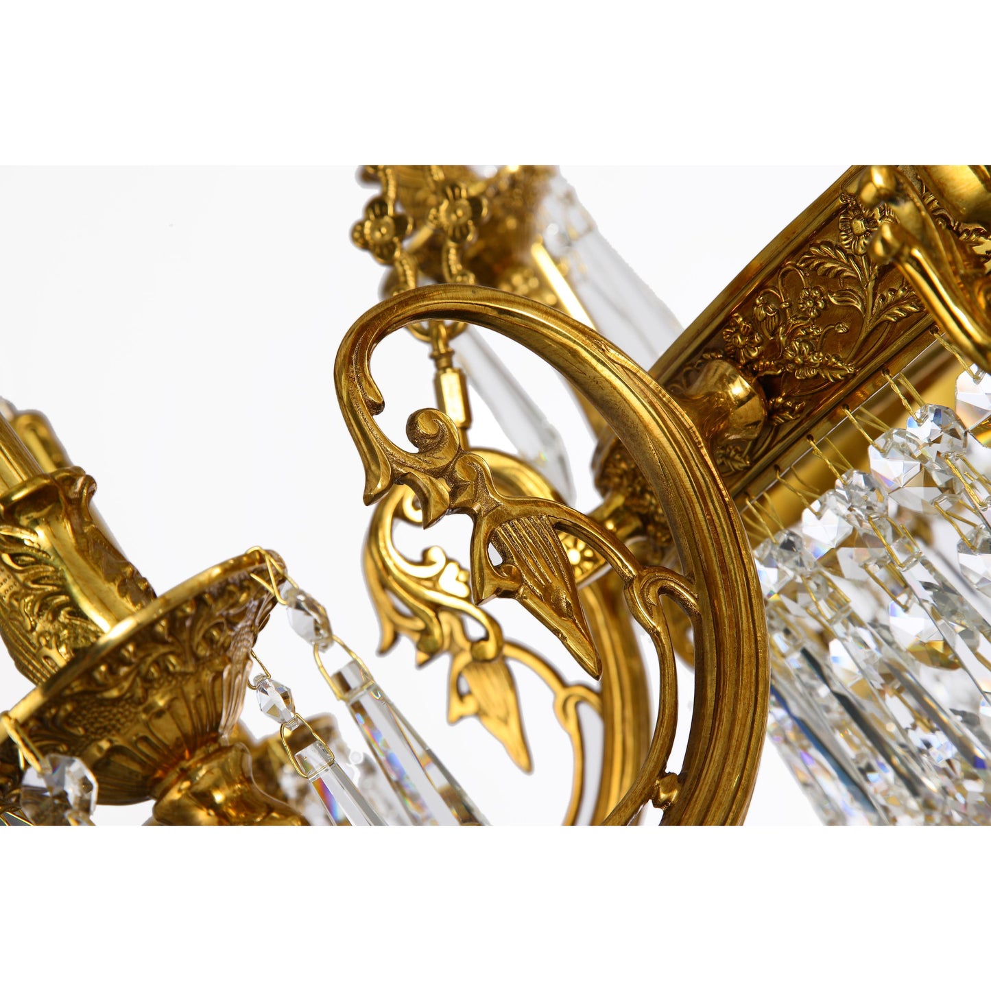 Empire Style Basket Chandelier