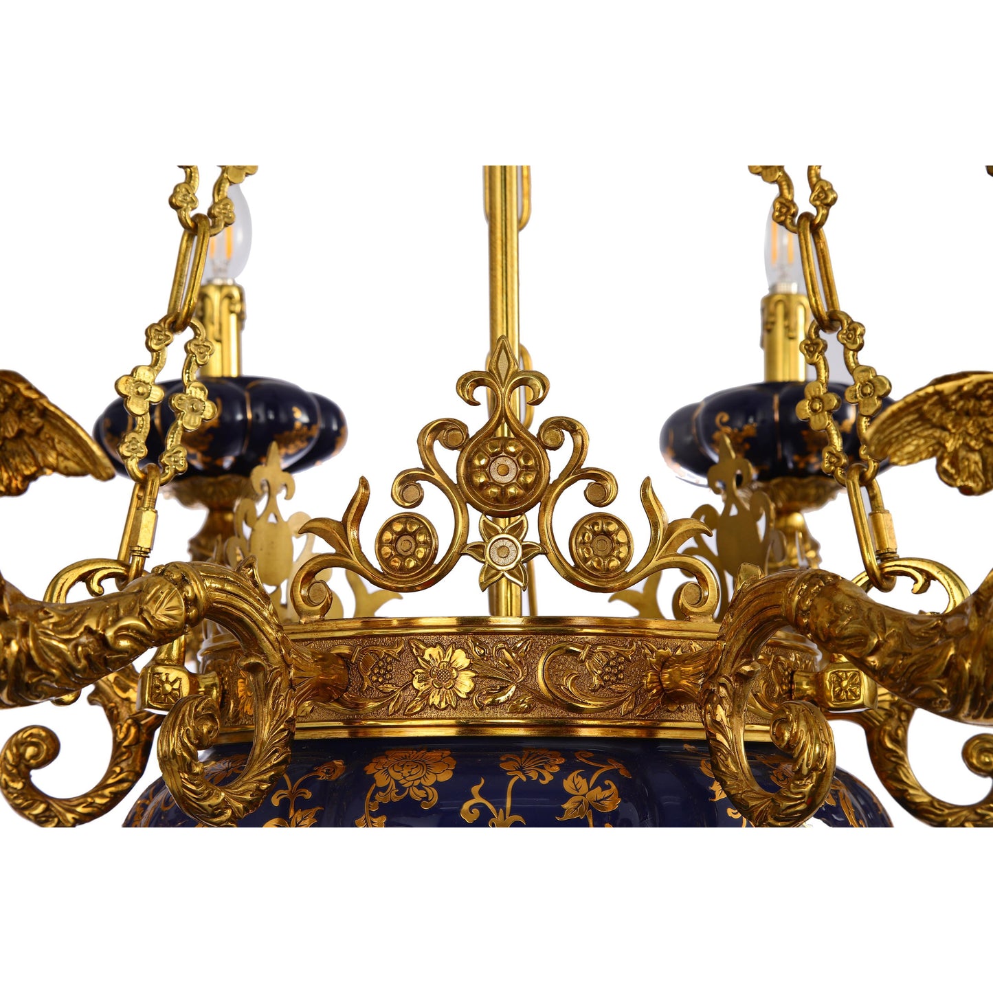 Louis XVI Style Cherub Chandelier