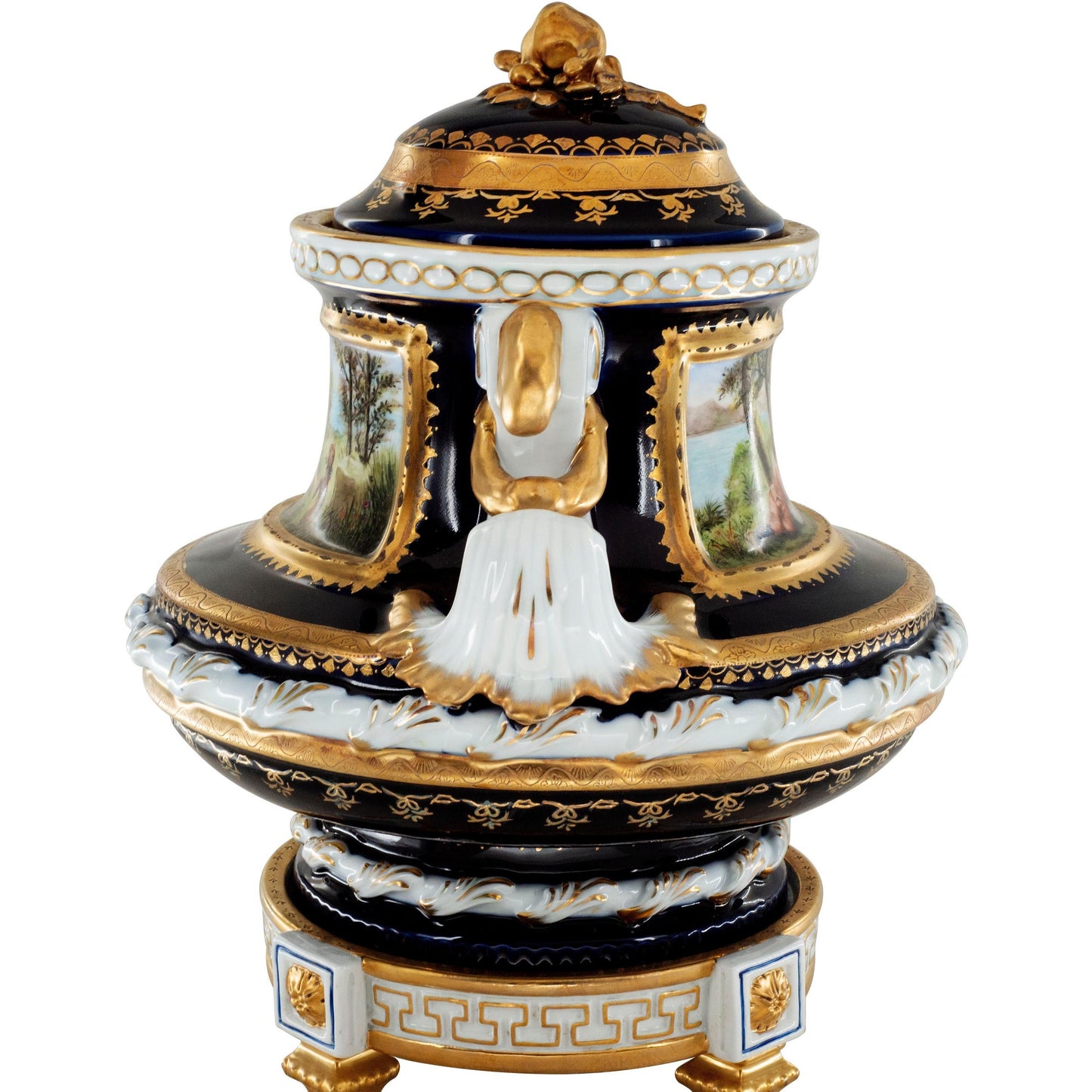 Gorgeous Hand Painted Porcelain Jar