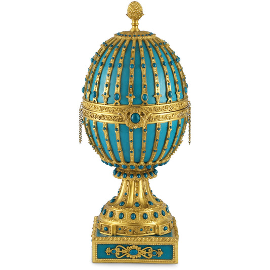 DECOELEVEN ™ Jeweled Figurine Egg Storage Box