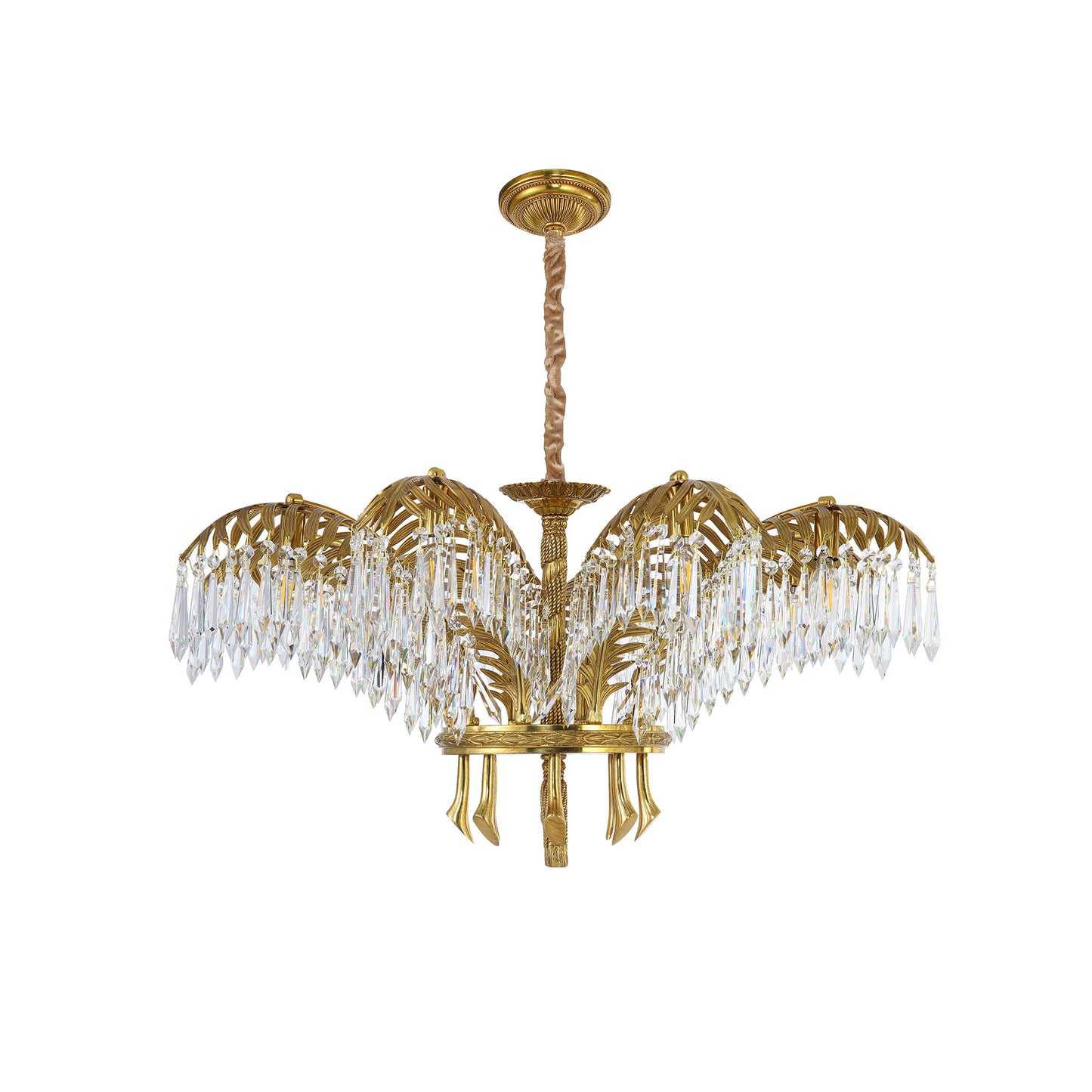 DECOELEVEN ™ Art Deco Style Palm Branch Chandelier