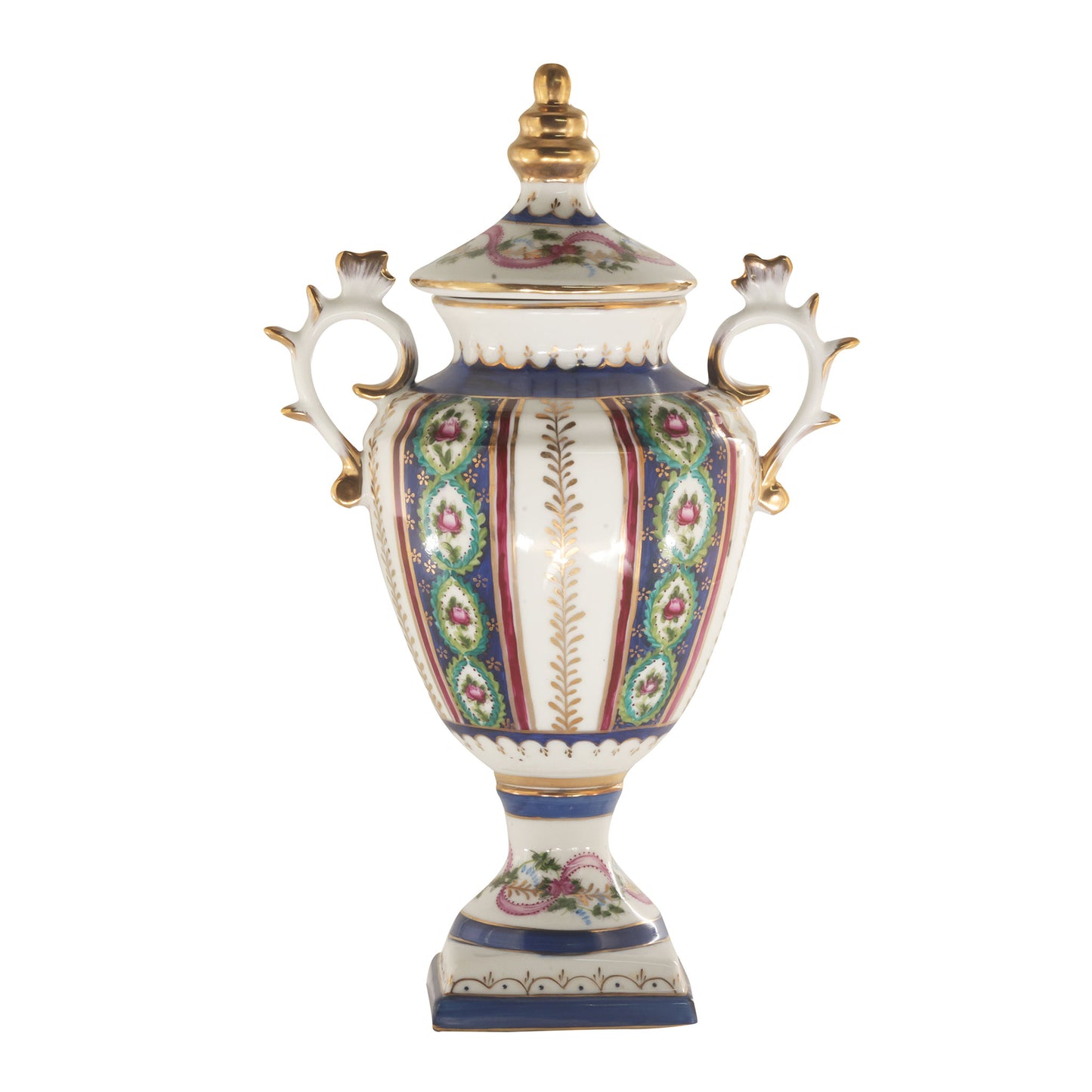 Small Covered Porcelain Jar