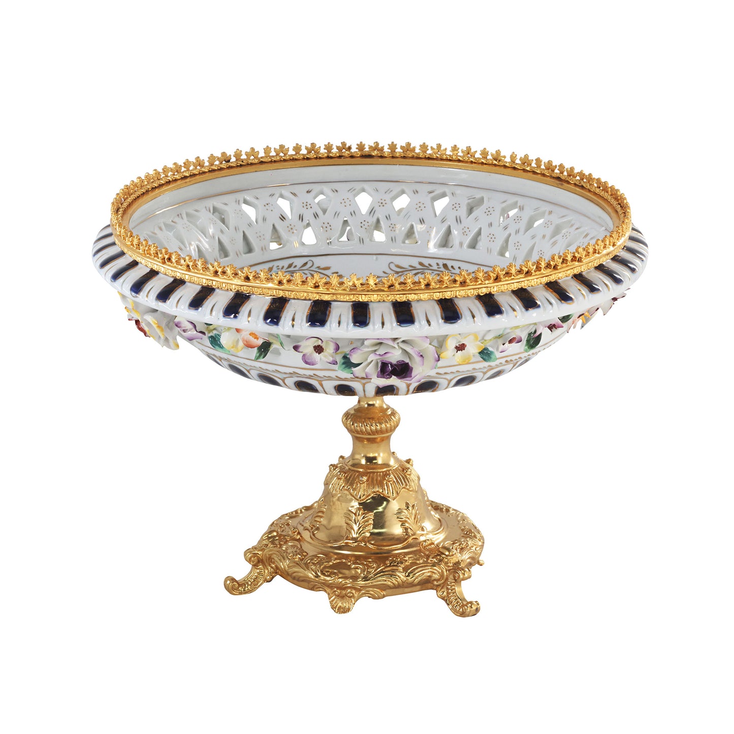 Blue Floral Bowl