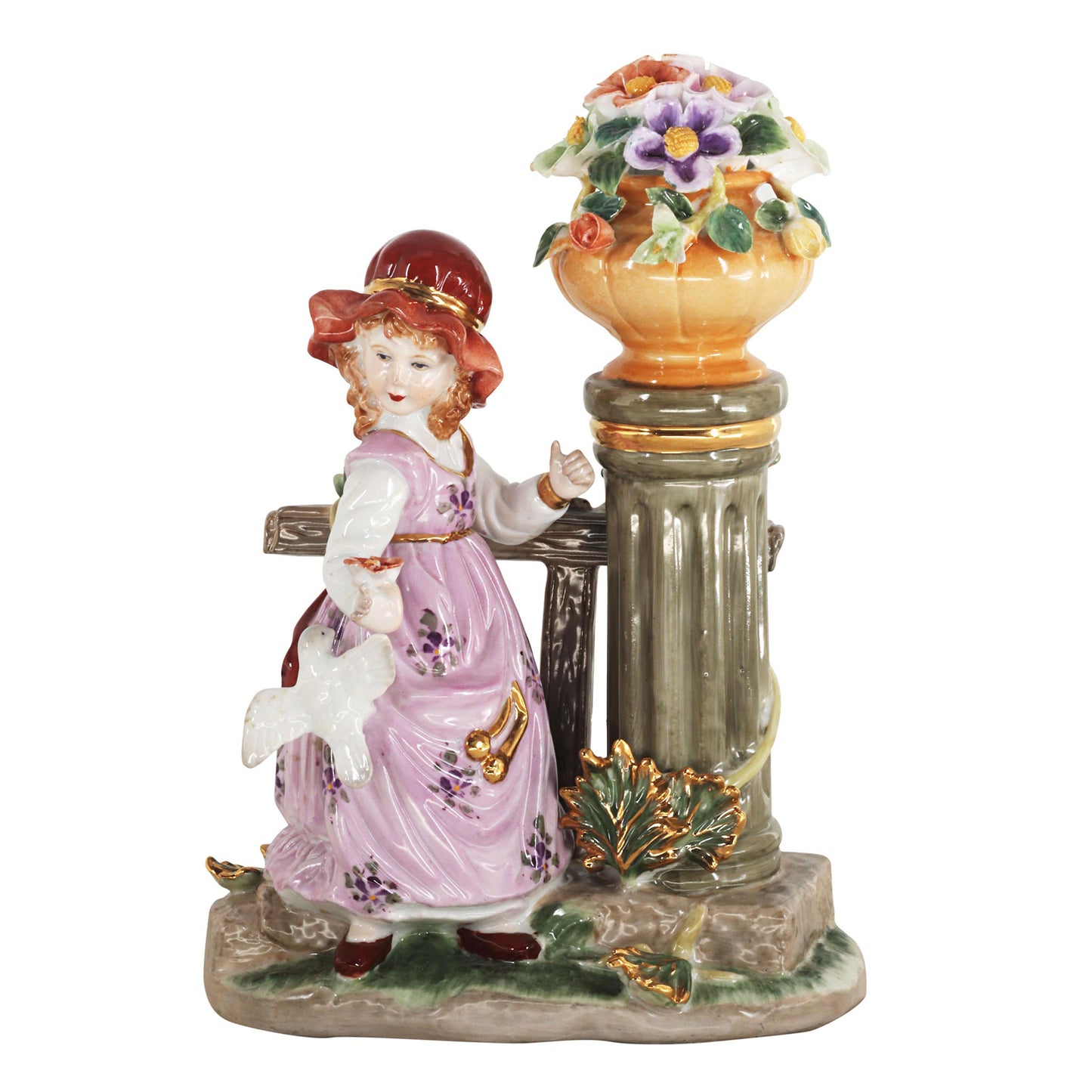Girl With Flowers Figurine