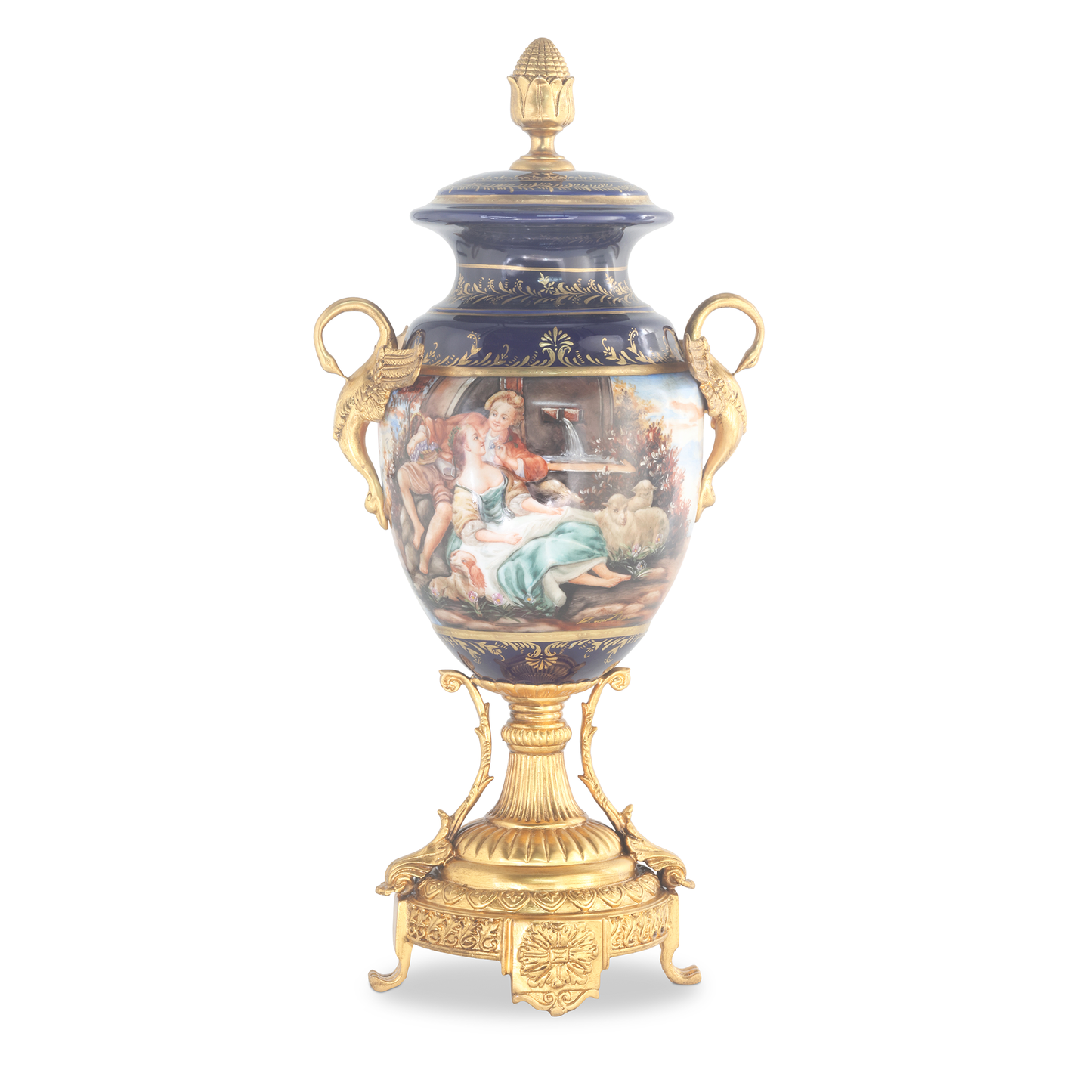 Baroque Motif Jar