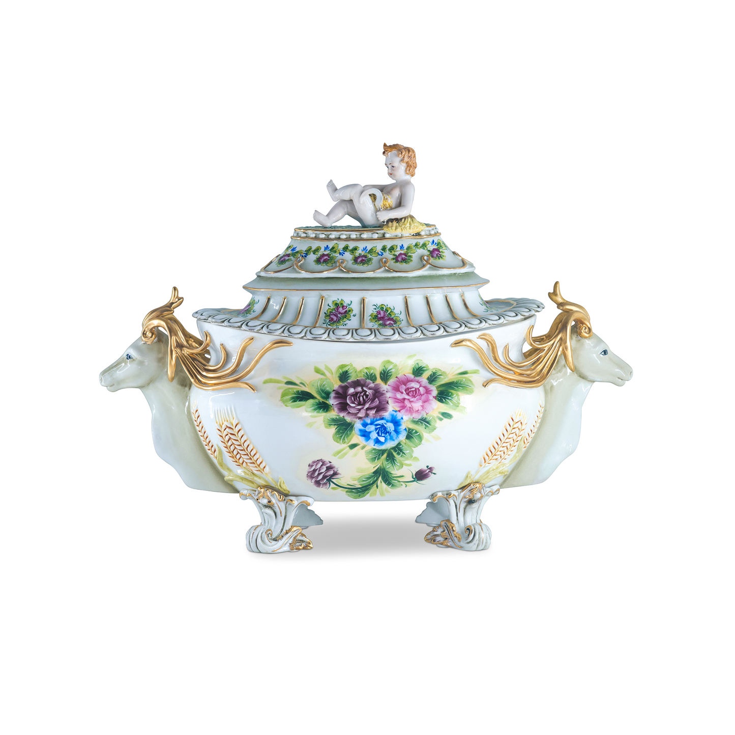 Cherub & Horse Mythological Tureen
