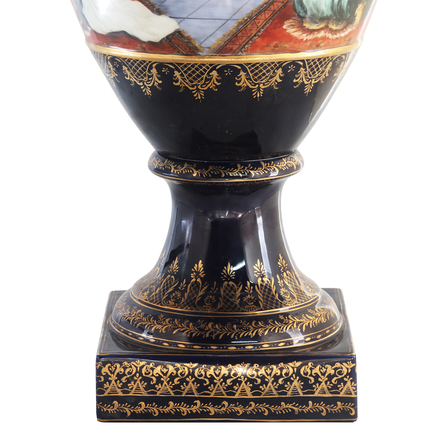 Precioso Jarrón de Porcelana Pintado a Mano
