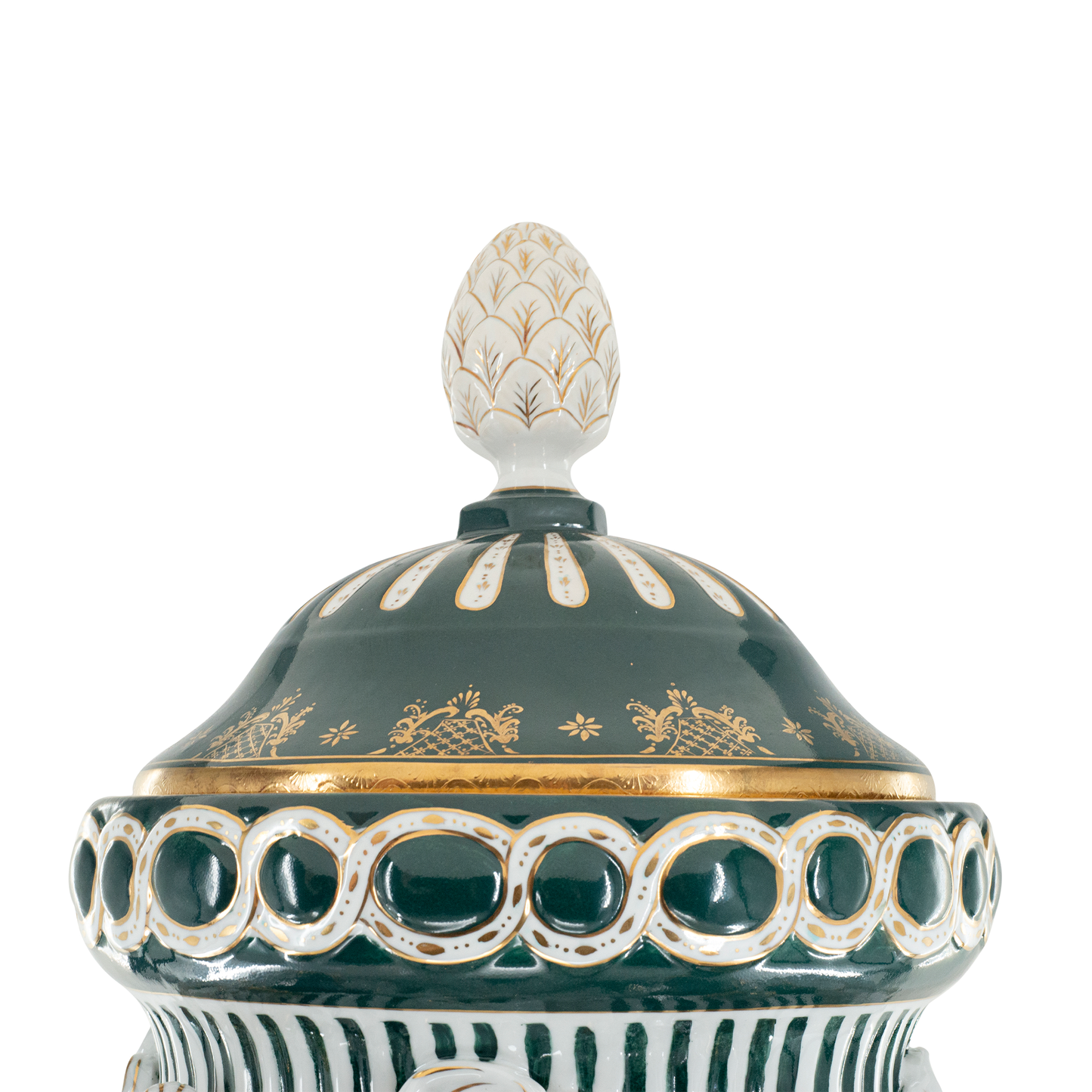 Hand-Painted Louis XV Style Porcelain Vase