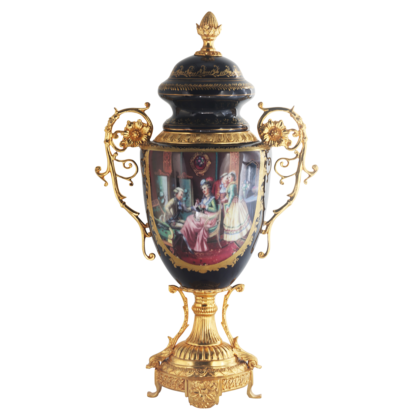Baroque Style Motif Jar