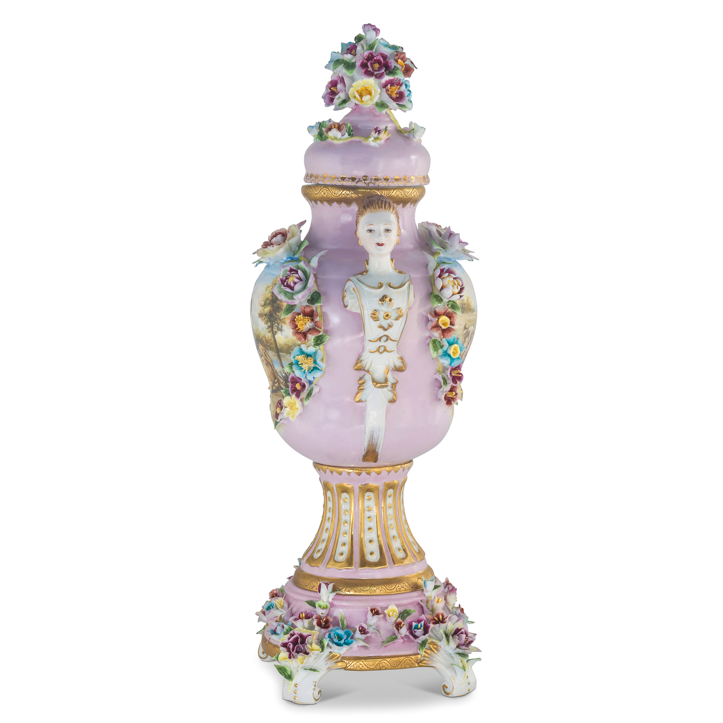 Gorgeous Hand Painted Porcelain Vase