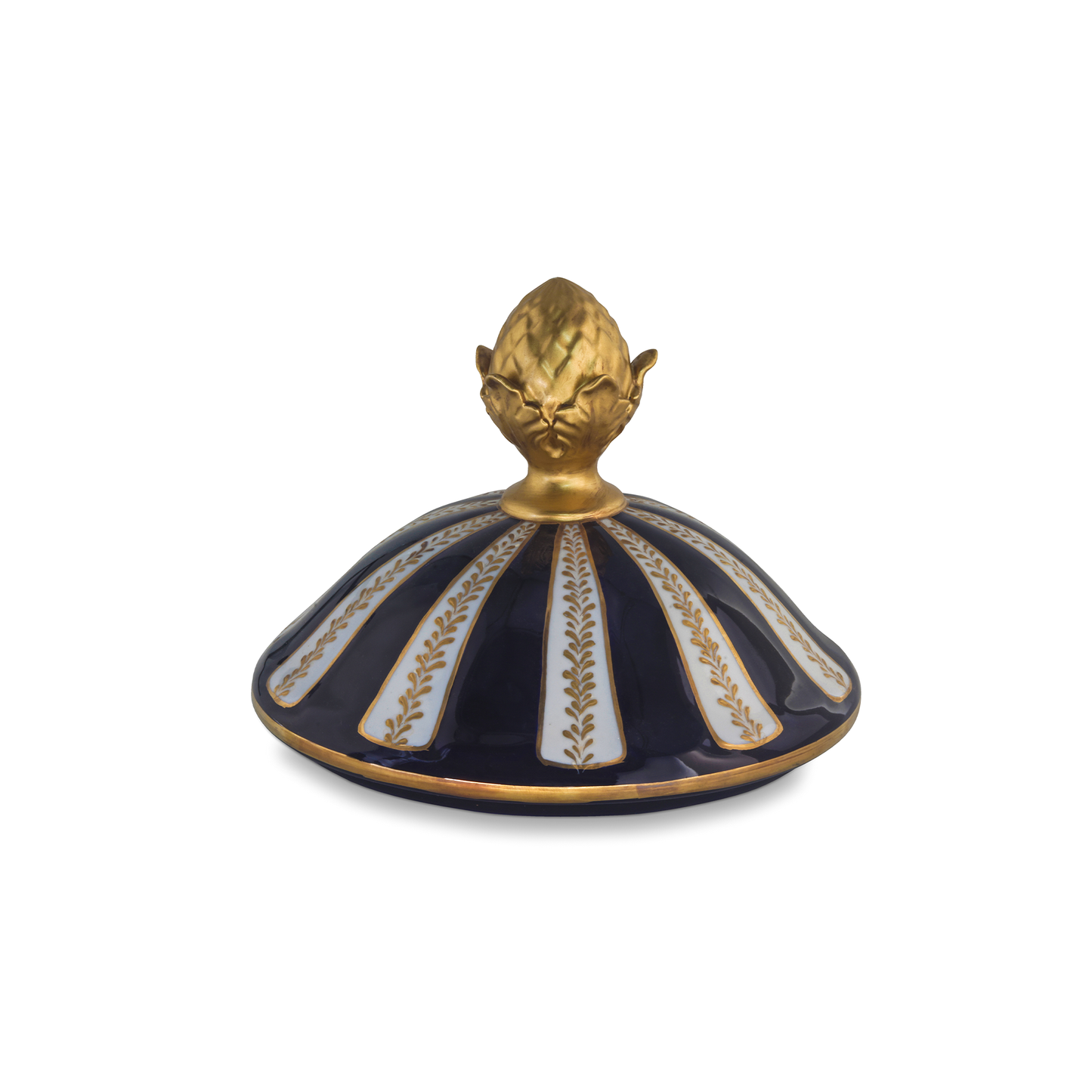 Tarro de Porcelana con Asa de Flor