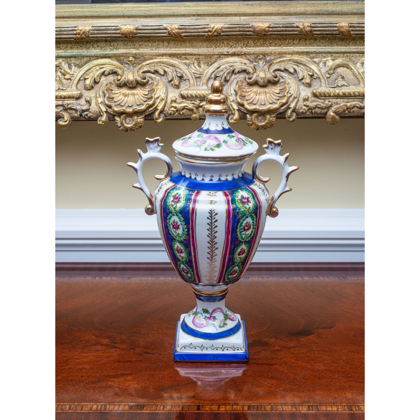 Small Covered Porcelain Jar