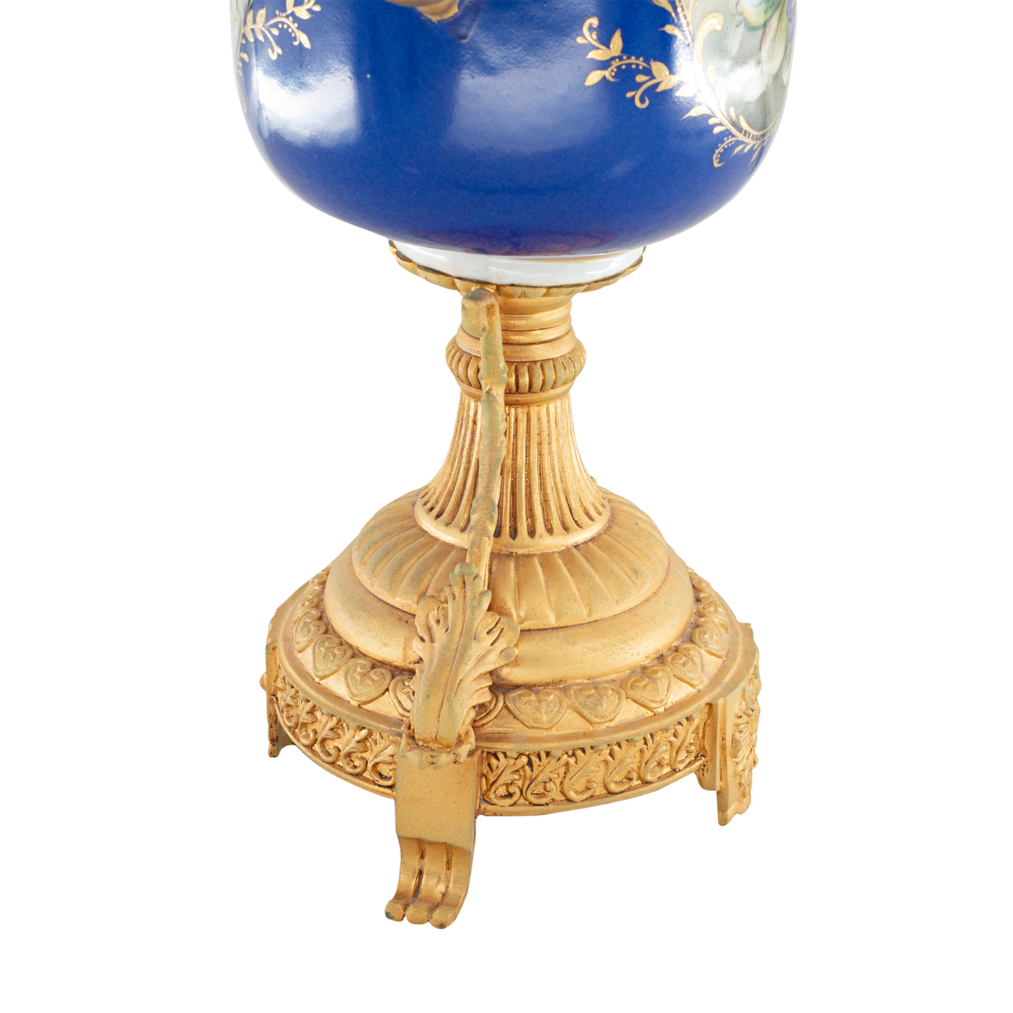 Elephant Handle Covered Jar