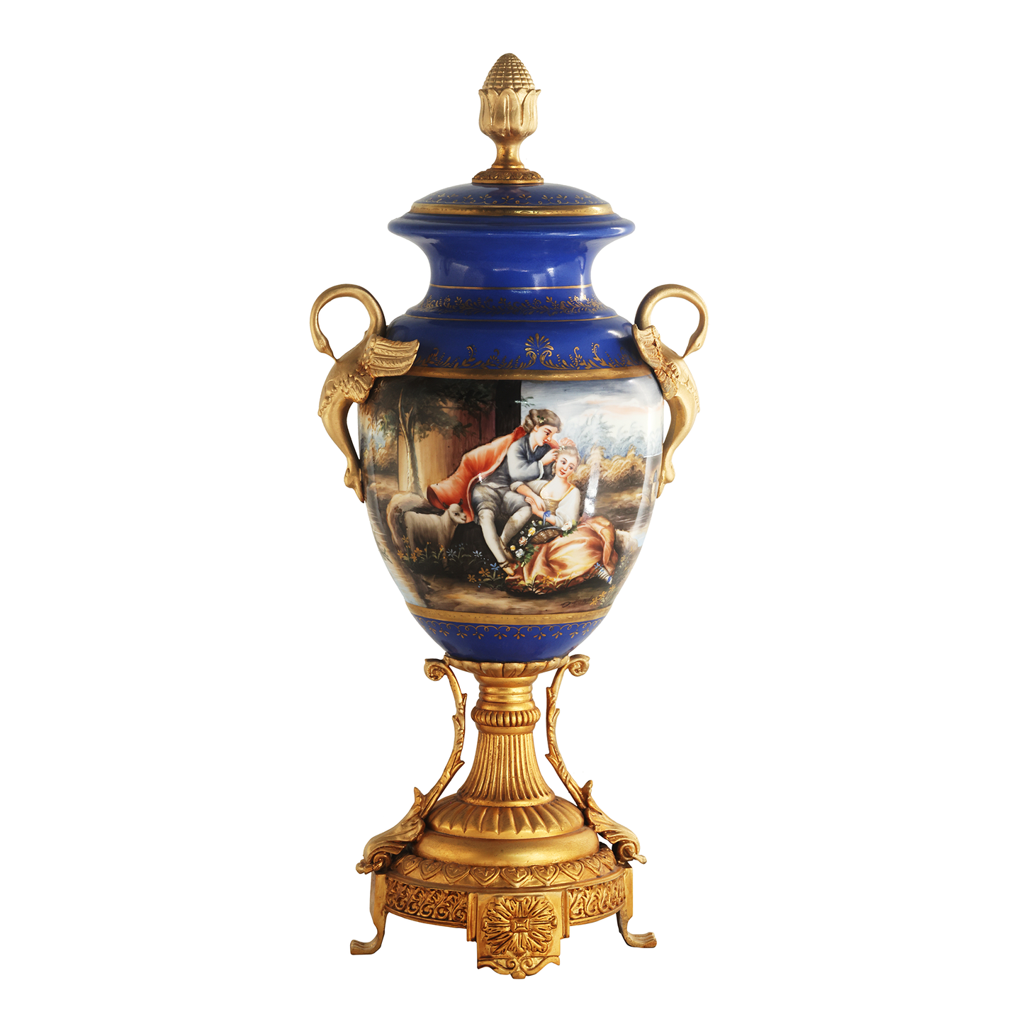 Baroque Motif Jar