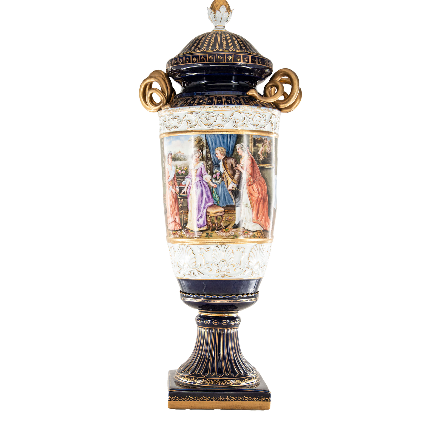Gorgeous Hand Painted Porcelain Vase